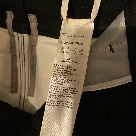 Rick Owens FW21 Gethsemane Runway Tyrone Slashed jeans - Picture 5 of 6